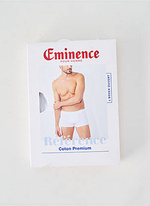 Boxer stretch blanc EMINENCE homme