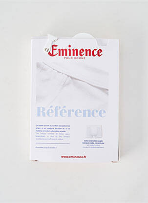 Boxer stretch blanc EMINENCE homme