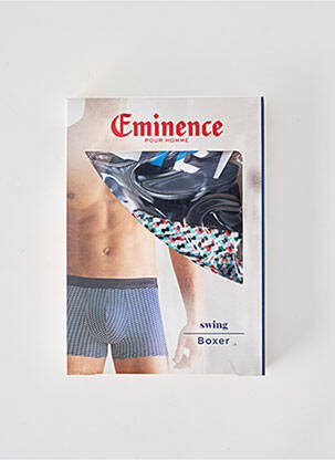 Boxer stretch bleu EMINENCE homme