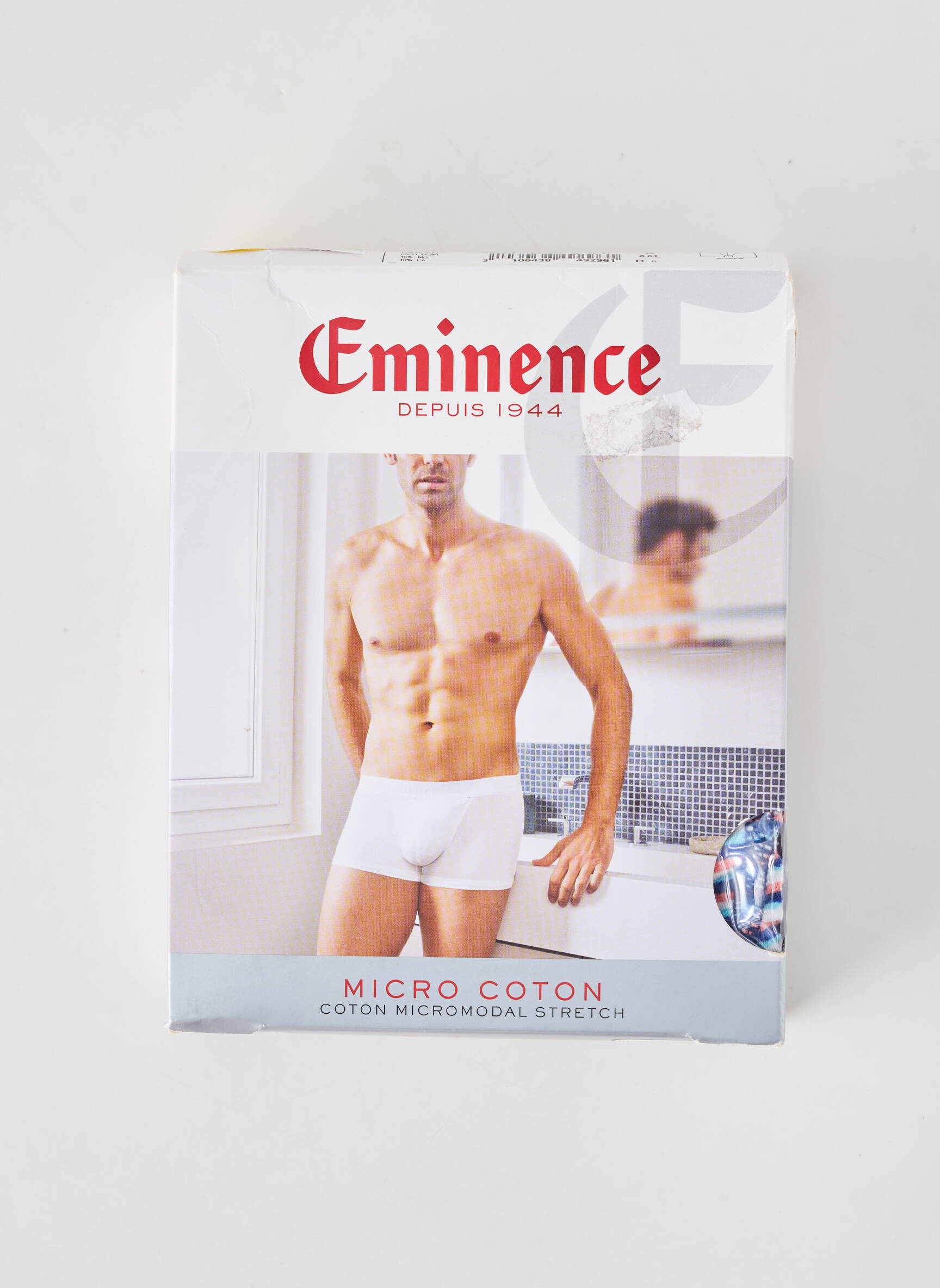 Boxer stretch bleu EMINENCE homme