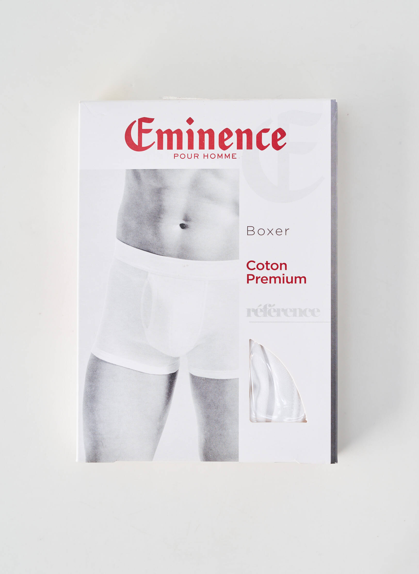 Boxer stretch blanc EMINENCE homme