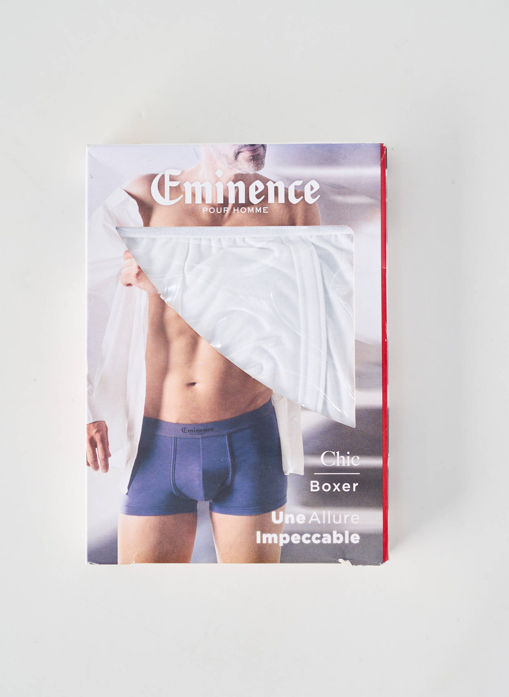 Boxer stretch blanc EMINENCE homme