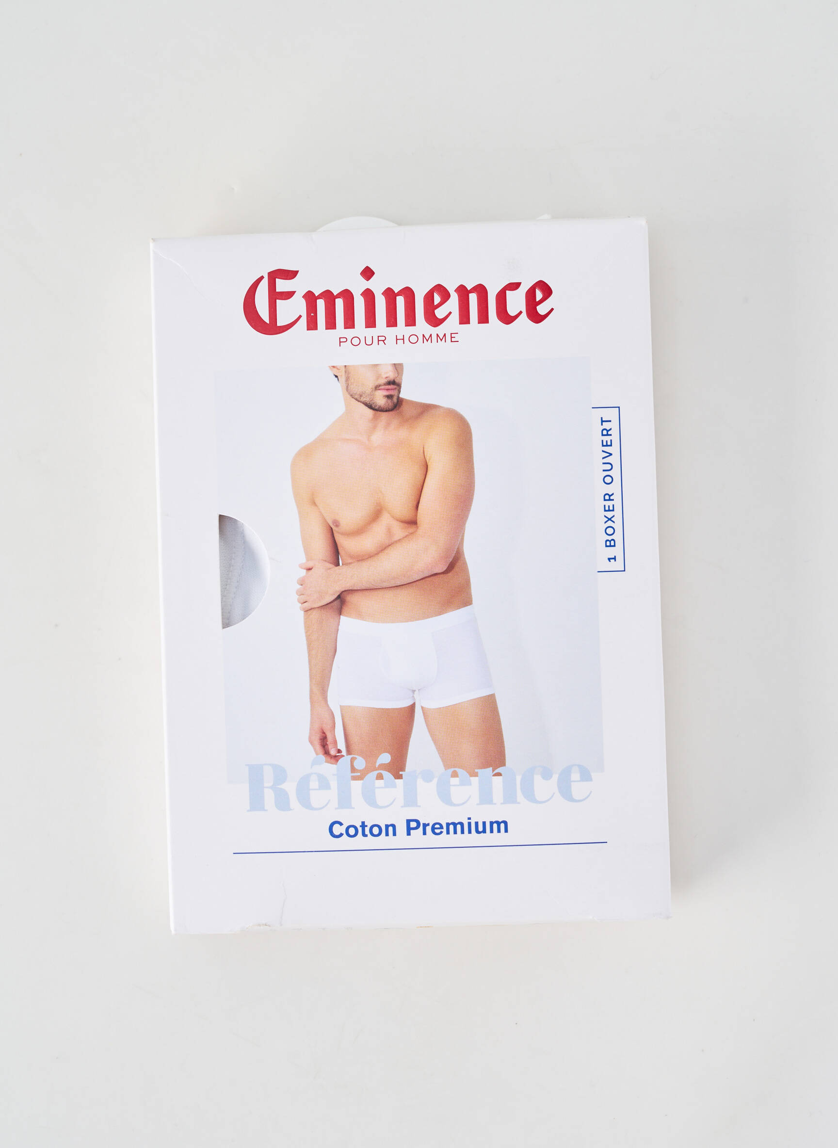 Boxer stretch blanc EMINENCE homme