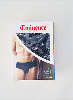 Slip imprimé pois bleu EMINENCE homme
