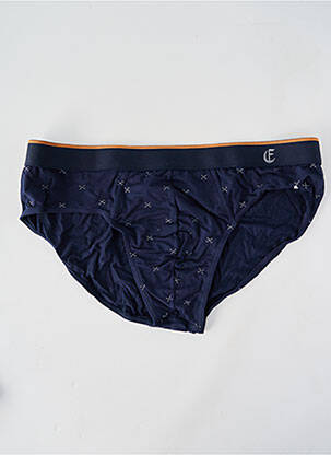 Slip imprimé fantaisie bleu EMINENCE homme