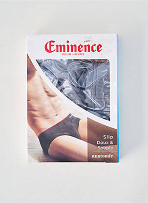 Slip tissage chiné gris EMINENCE homme