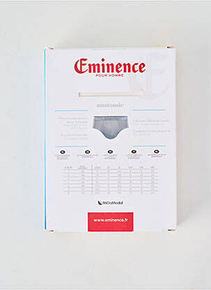 Slip tissage chiné gris EMINENCE homme