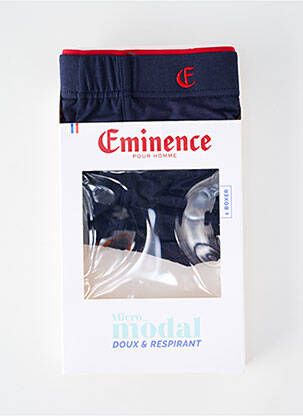 Boxer stretch bleu EMINENCE homme