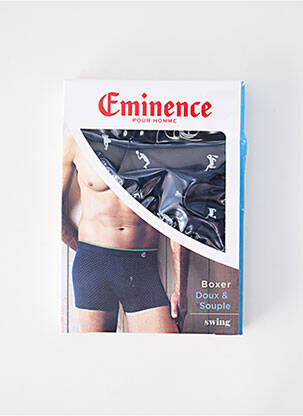 Boxer imprimé pois bleu EMINENCE homme
