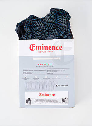 Boxer imprimé fantaisie bleu EMINENCE homme