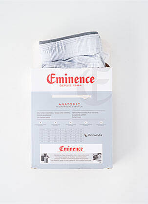 Boxer stretch gris EMINENCE homme