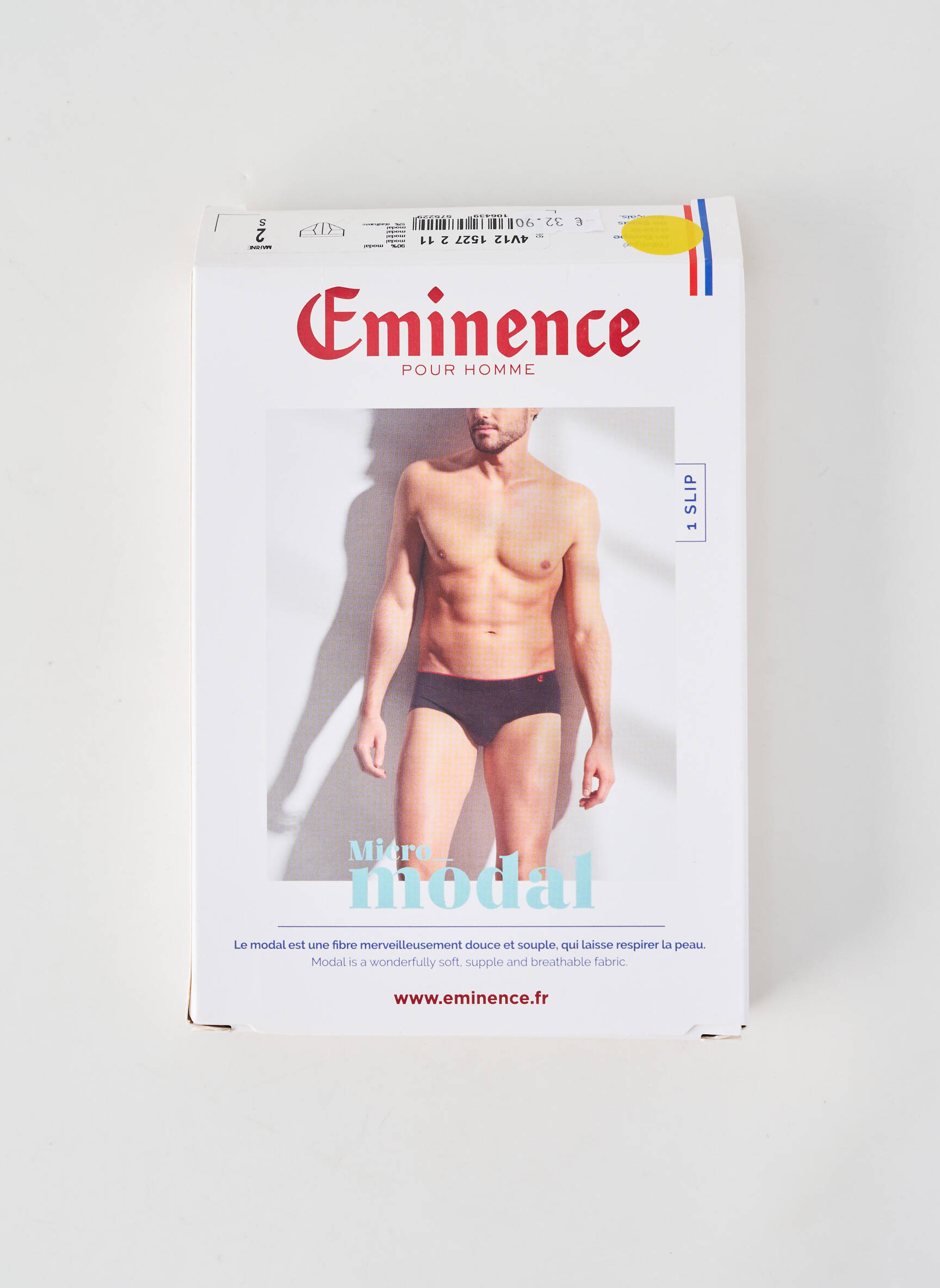 Slip stretch bleu EMINENCE homme
