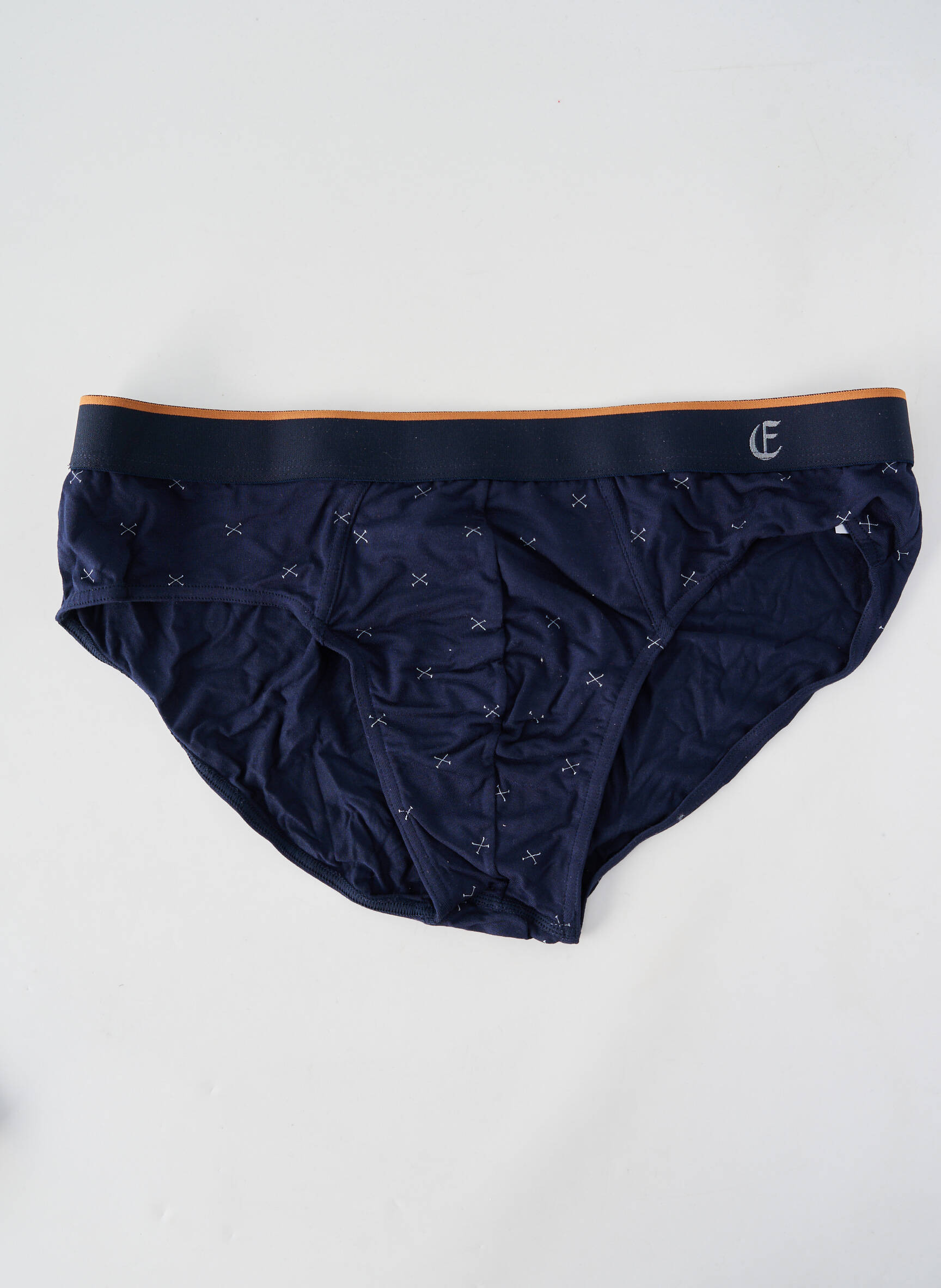 Slip imprimé fantaisie bleu EMINENCE homme