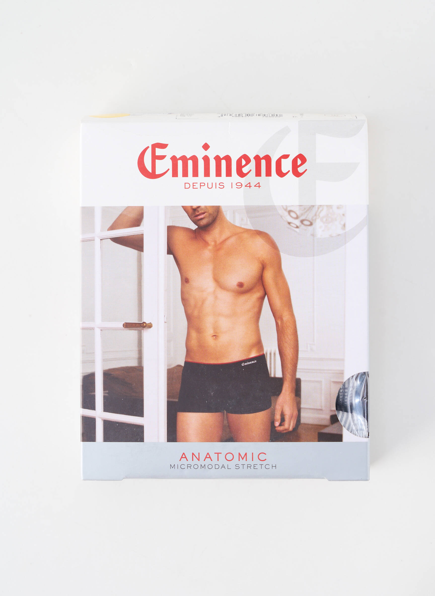 Boxer stretch gris EMINENCE homme
