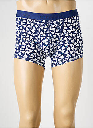 Boxer imprimé géométrique bleu EMINENCE homme