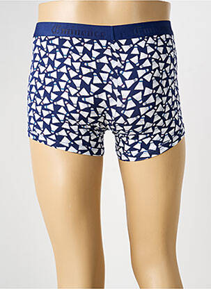 Boxer imprimé géométrique bleu EMINENCE homme