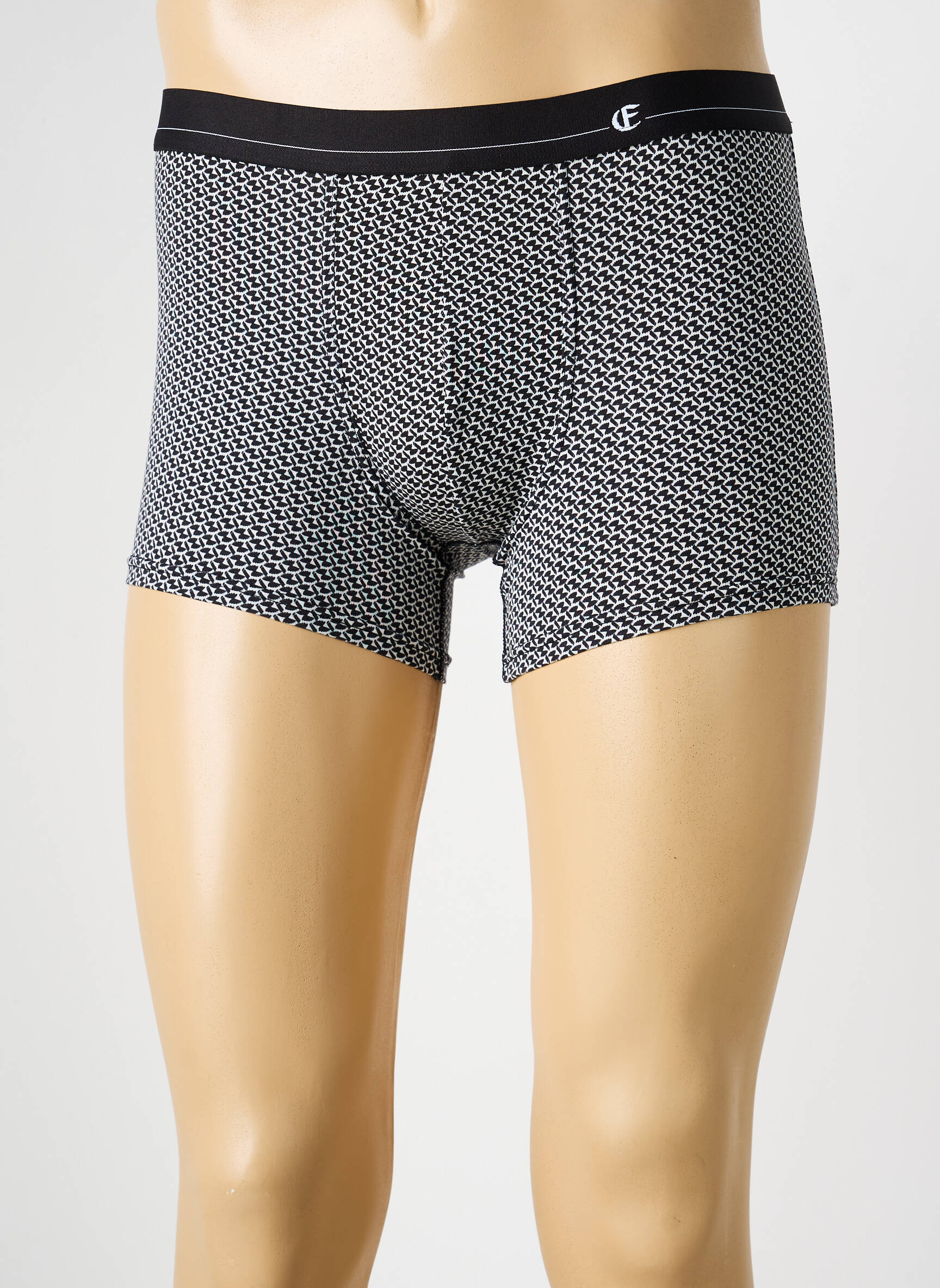 Boxer imprimé fantaisie noir EMINENCE homme