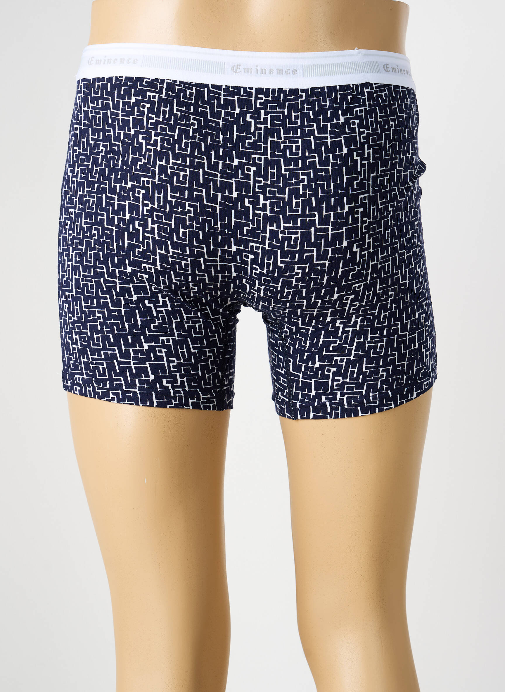 Boxer imprimé fantaisie bleu EMINENCE homme