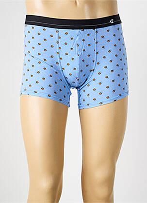 Boxer imprimé fantaisie bleu EMINENCE homme