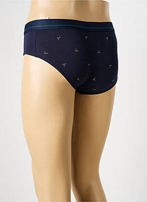 Slip imprimé fantaisie bleu EMINENCE homme