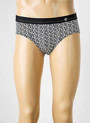 Slip imprimé fantaisie noir EMINENCE homme