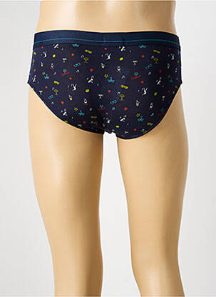Slip imprimé fantaisie bleu EMINENCE homme