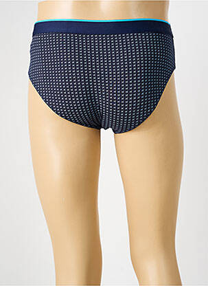 Slip imprimé fantaisie bleu EMINENCE homme