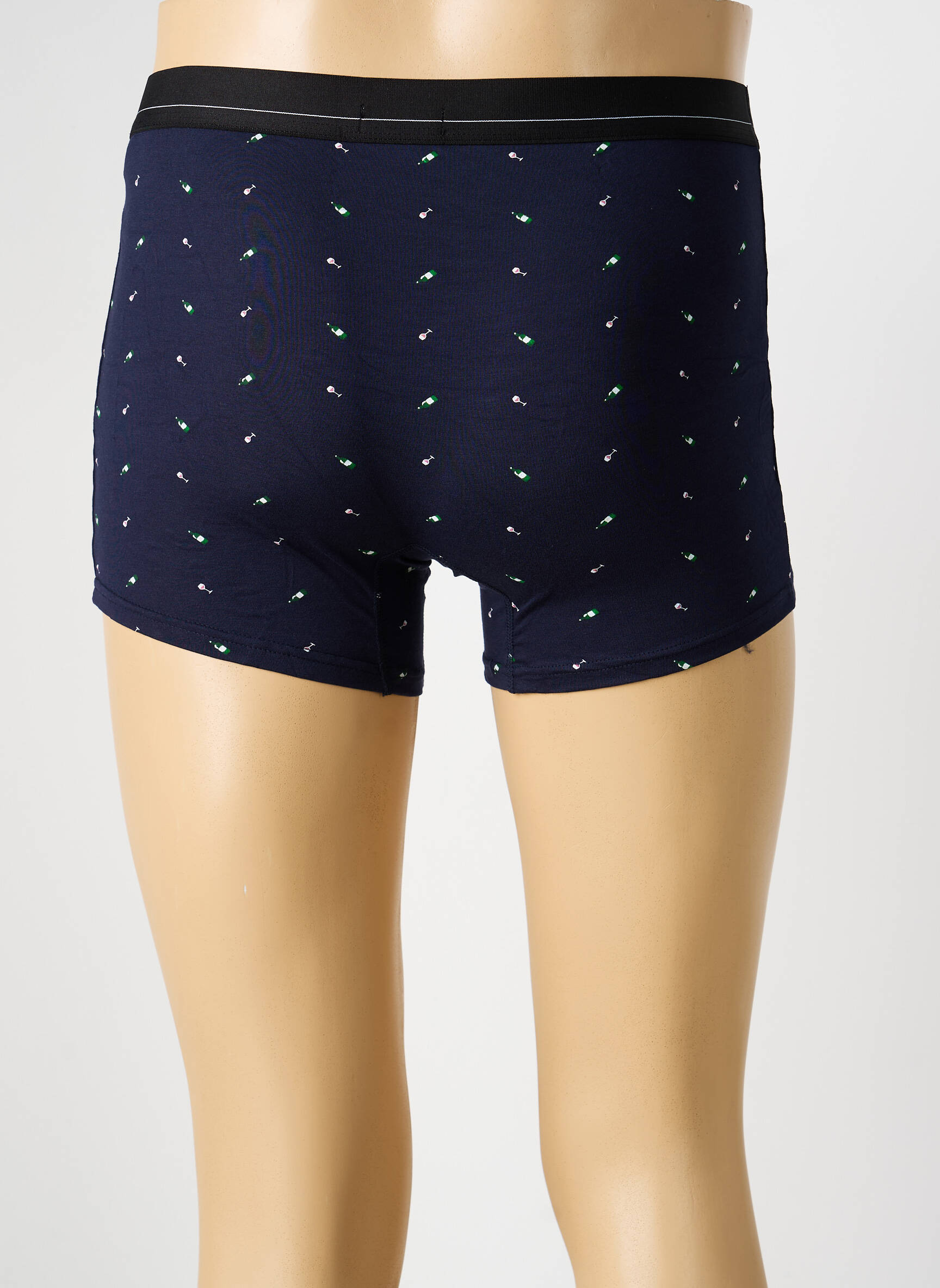 Boxer imprimé fantaisie bleu EMINENCE homme