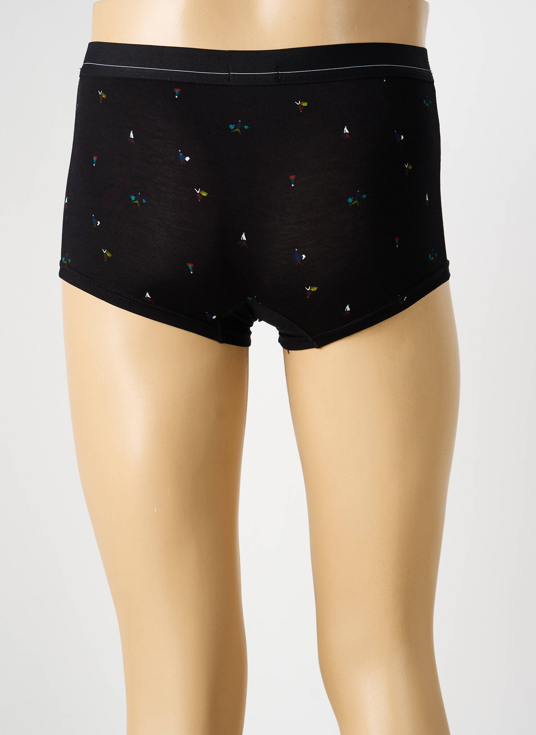 Boxer imprimé fantaisie noir EMINENCE homme