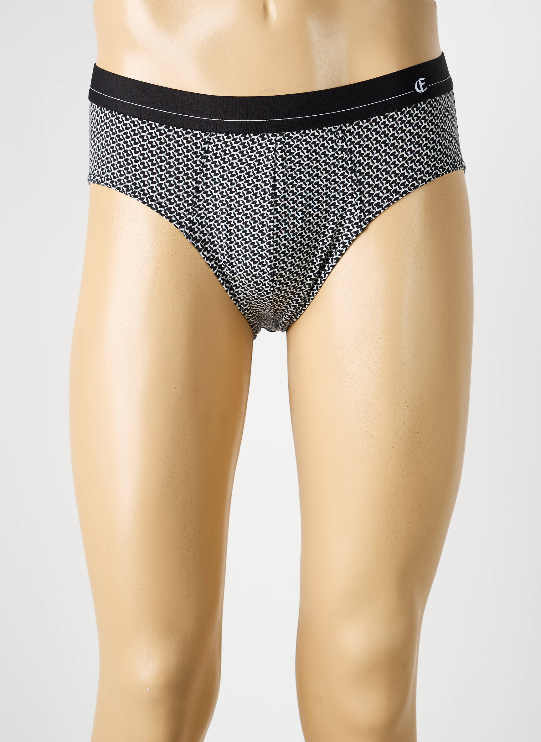 Slip imprimé fantaisie noir EMINENCE homme
