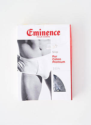 Slip tissage chiné gris EMINENCE homme