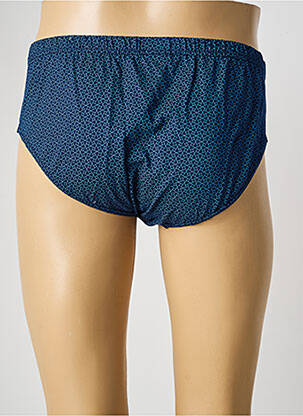 Slip imprimé géométrique bleu EMINENCE homme