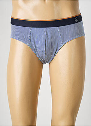 Slip imprimé rayures bleu EMINENCE homme