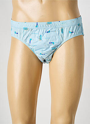 Slip imprimé fantaisie bleu EMINENCE homme