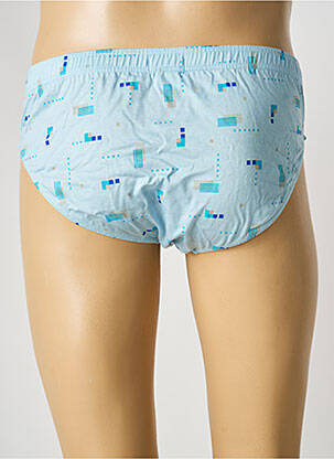 Slip imprimé fantaisie bleu EMINENCE homme