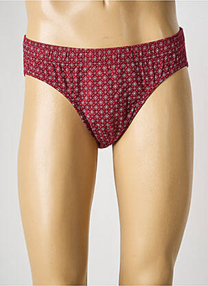 Slip imprimé géométrique rouge EMINENCE homme