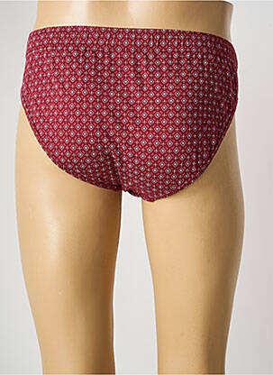 Slip imprimé géométrique rouge EMINENCE homme
