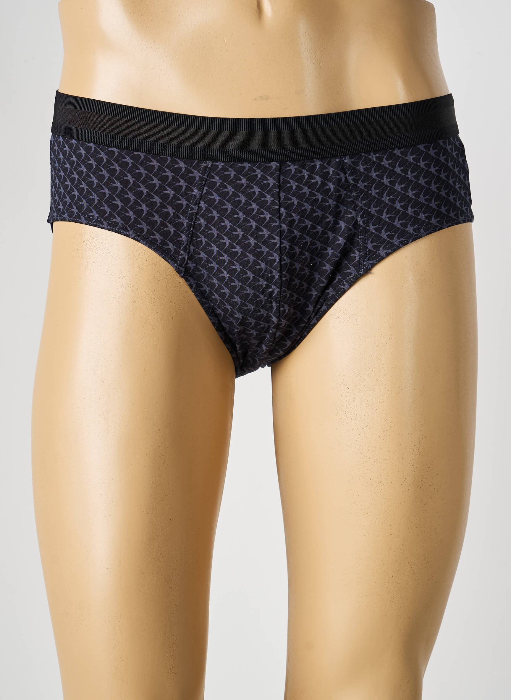 Slip imprimé fantaisie noir EMINENCE homme