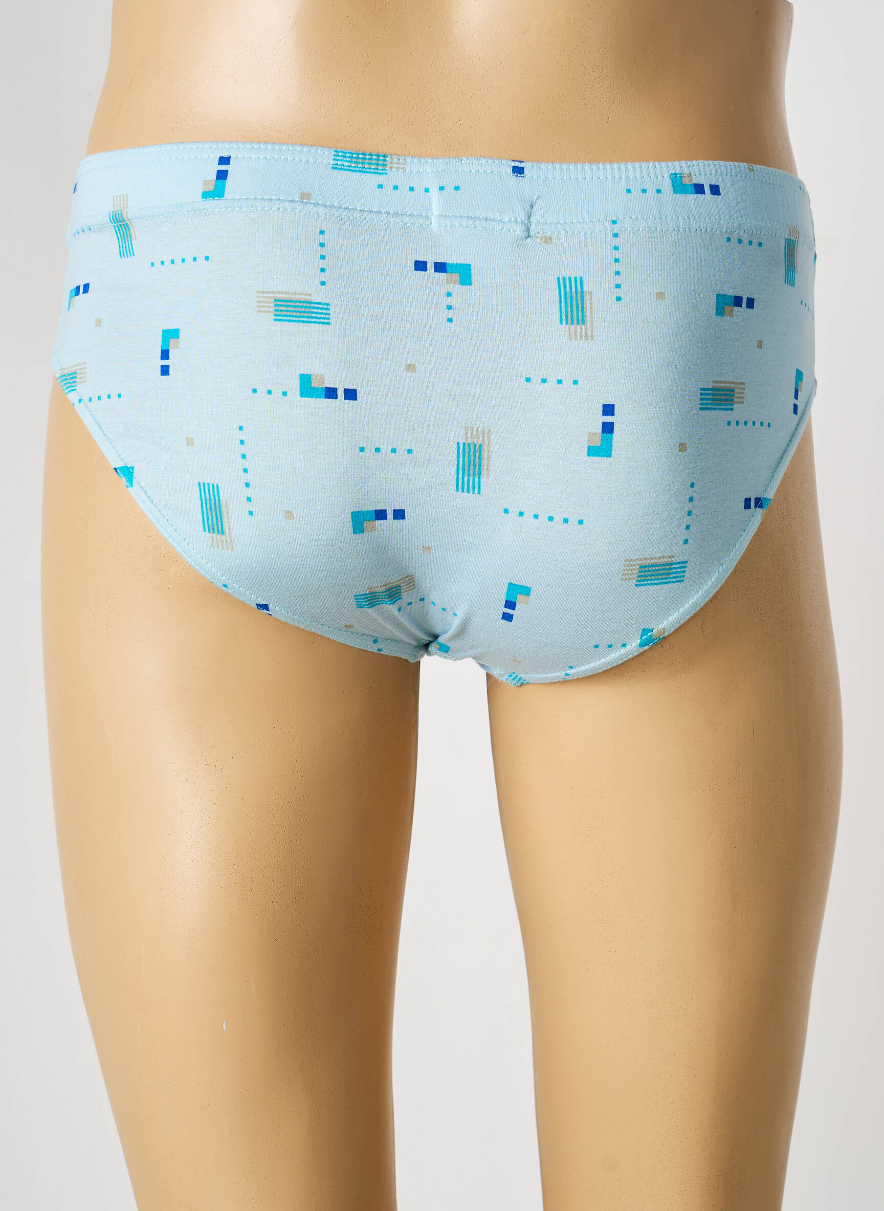 Slip imprimé fantaisie bleu EMINENCE homme