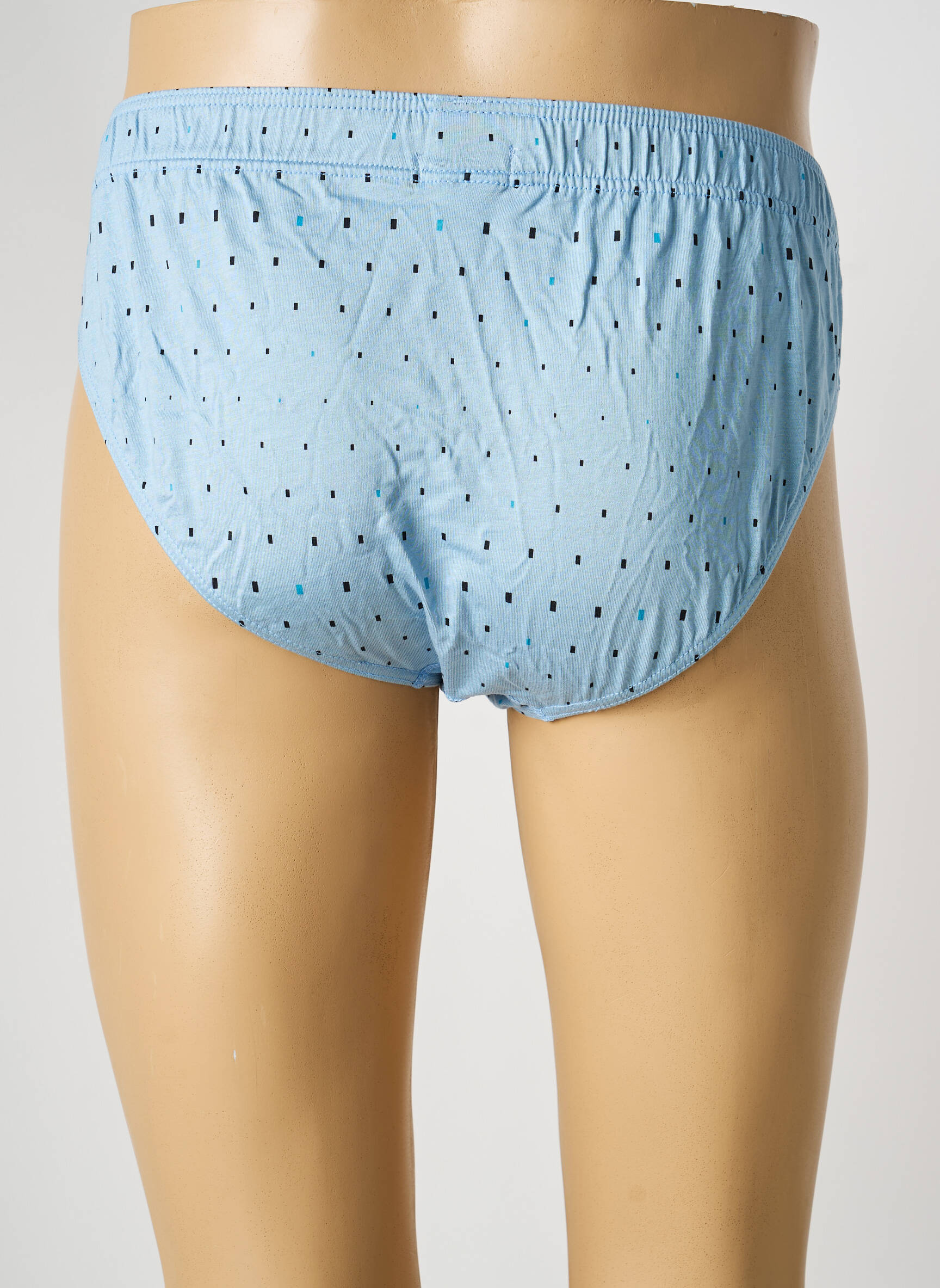 Slip imprimé géométrique bleu EMINENCE homme