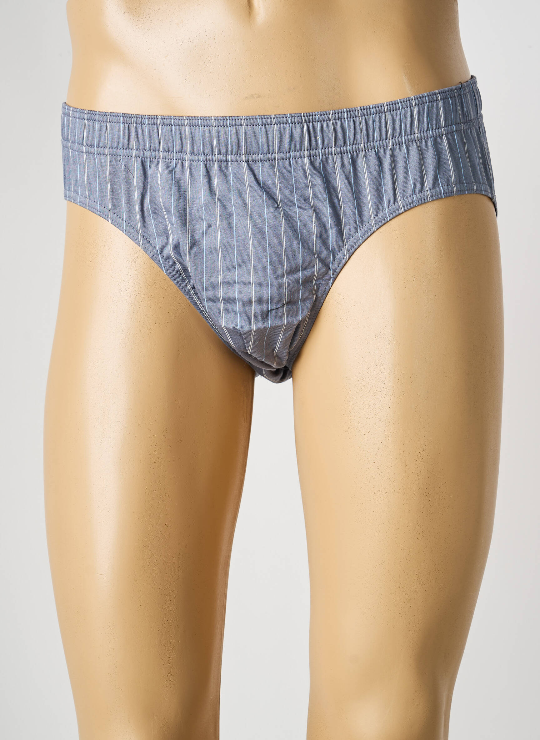 Slip imprimé rayures gris EMINENCE homme
