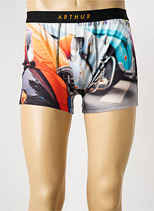 Boxer imprimé fantaisie bleu ARTHUR homme