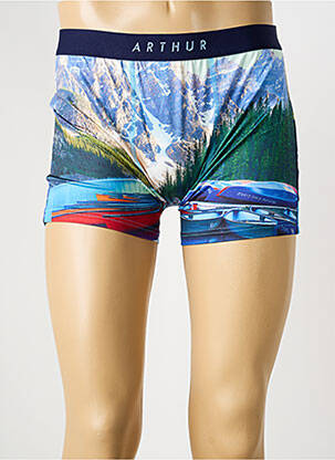 Boxer imprimé fantaisie bleu ARTHUR homme