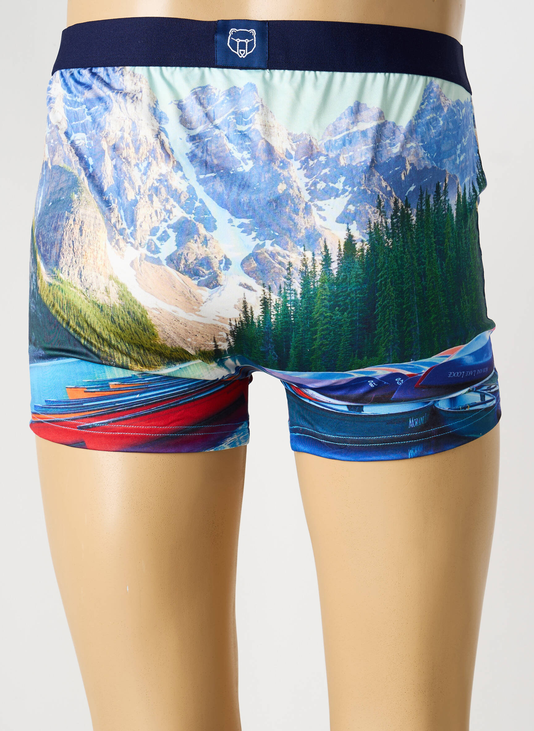 Boxer imprimé fantaisie bleu ARTHUR homme