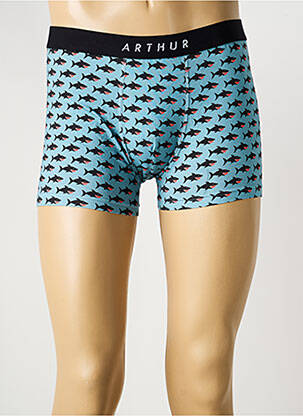 Boxer imprimé fantaisie bleu ARTHUR homme