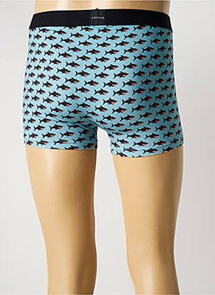 Boxer imprimé fantaisie bleu ARTHUR homme