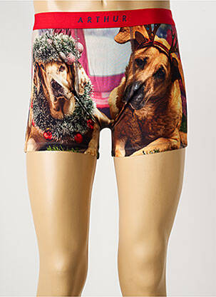 Boxer stretch rose ARTHUR homme