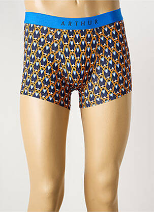Boxer imprimé fantaisie orange ARTHUR homme