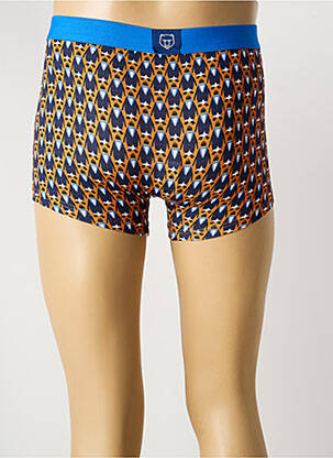 Boxer imprimé fantaisie orange ARTHUR homme