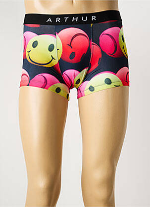 Boxer imprimé fantaisie noir ARTHUR homme